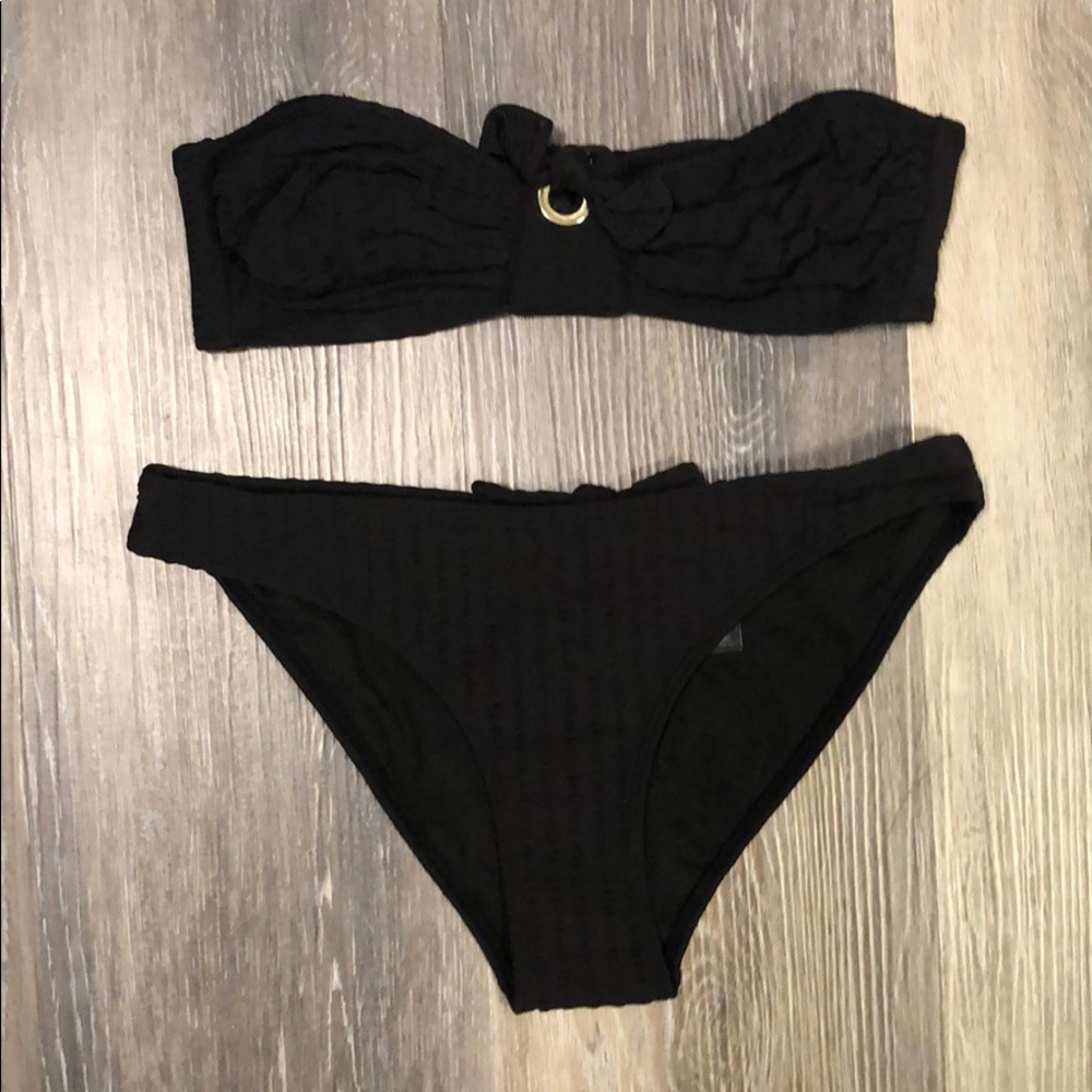 H&M Black Tie Bikini